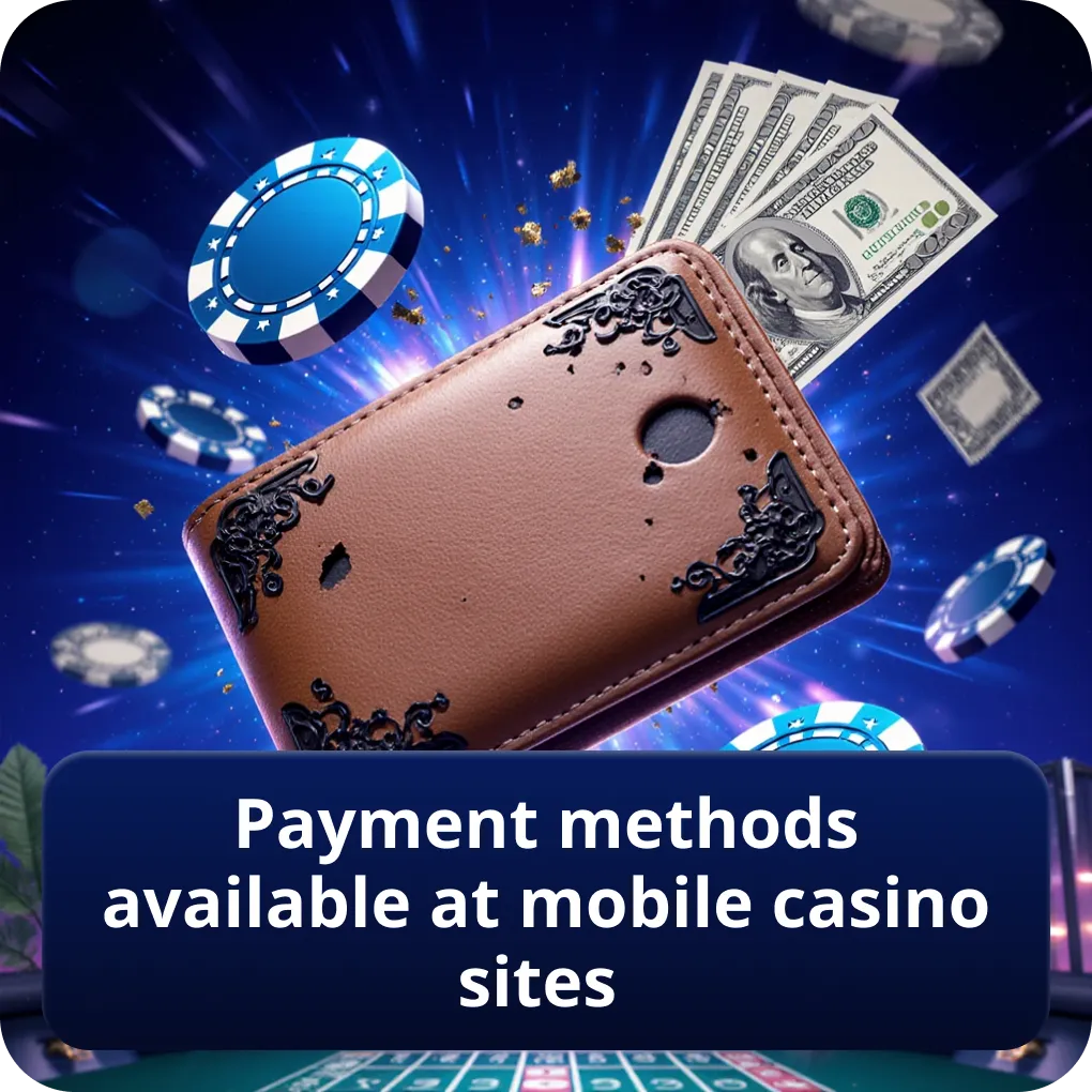 Payment Methods Available at Mobile Casino Sites
