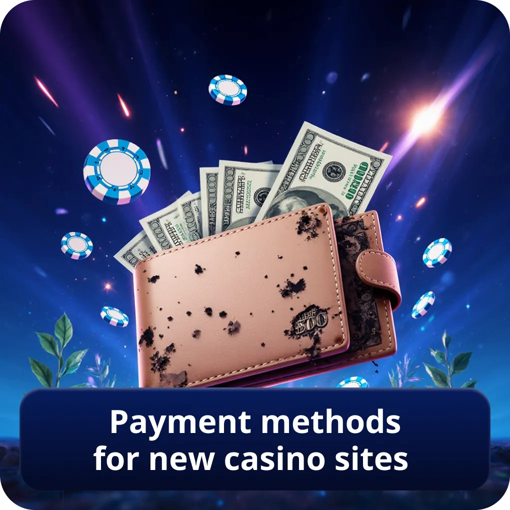 Payment methods for new casino sites