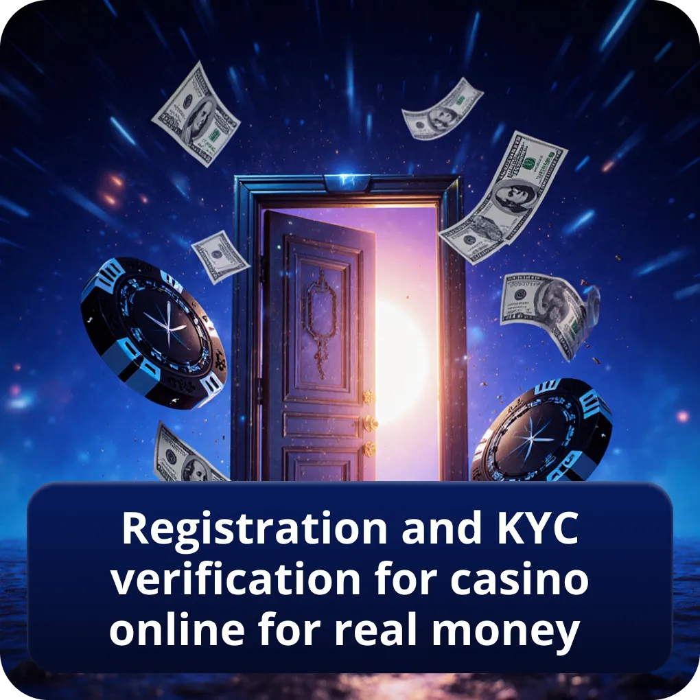 Registration and KYC verification for casino online for real money